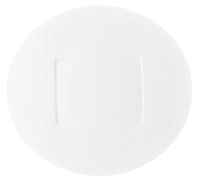 Oval buffet plate rectangular center - Raynaud